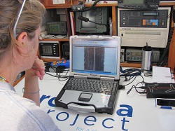 Sonar work, Rozalia Project 2011. Blue Ocean Society photo